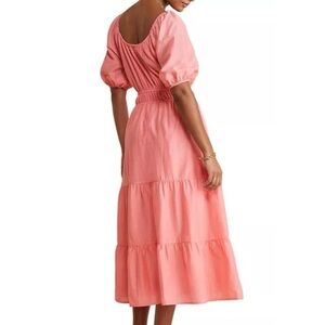 Vineyard Vines Coral Midi Dress